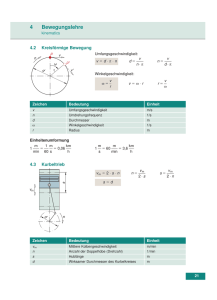 4 Bewegungslehre