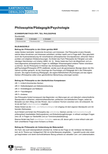 KSO Lehrplan Philosophie 2012