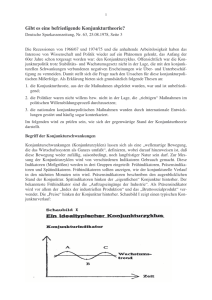 Gibt es eine befriedigende Konjunkturtheorie