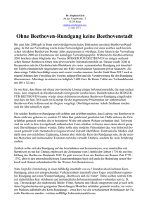 Beethoven-Rundgang für Bonn