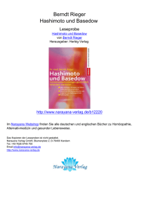 Berndt Rieger Hashimoto und Basedow