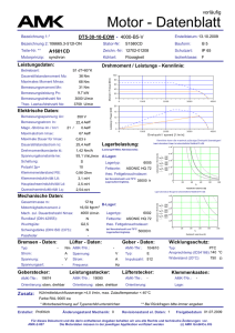 Motor - Datenblatt - Delta Elektronik A/S