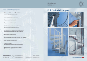 Spindeltreppen - Metallbauteile Schibler AG Eschenbach