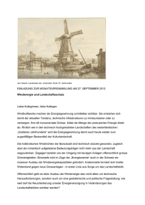 BSA «Windenergie und Landschaftsschutz» / PDF