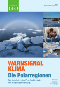 "Warnsignal Klima: Die Polarregionen".