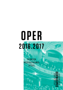 Opera 2016/2017  - Hessisches Staatstheater Wiesbaden