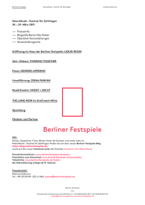 Pressemappe - Berliner Festspiele