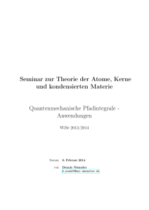 Seminar zur Theorie der Atome, Kerne und kondensierten Materie