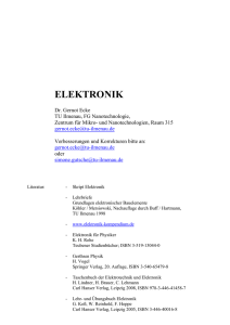 Elektronik Skript WS09-10
