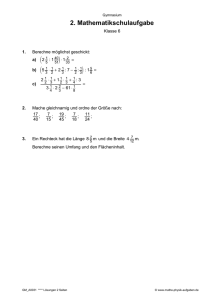 2. Mathematikschulaufgabe - mathe-physik