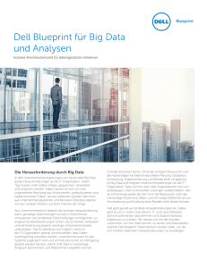 Dell Blueprint für Big Data und Analysen