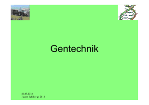 Gentechnik - DLR