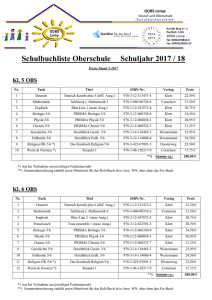 Kl. 5 OBS - Schulzentrum Lorup