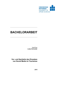 BACHELORARBEIT - MOnAMi