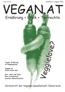 August 2001 (Nr.03) - Vegane Gesellschaft Österreich