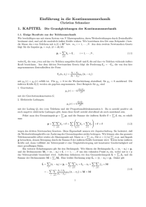 Einführung in die Kontinuumsmechanik