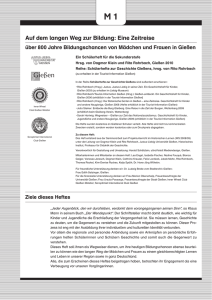 Auf dem langen Weg zur Bildung: Eine Zeitreise - Justus