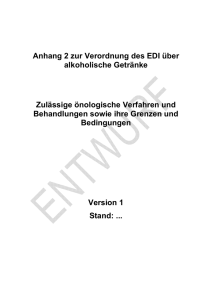 Anhang 2 zur Verordnung des EDI über alkoholische