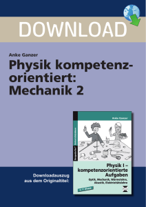 3203DA5 Physik kompetenzorientiert: Mechanik 2
