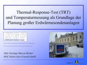 Durchführung von Thermal-Response