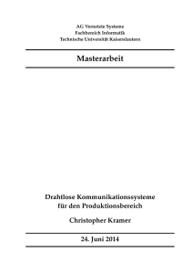 Drahtlose Kommunikationssysteme für den Produktionsbereich