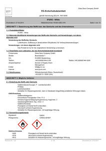 EG-Sicherheitsdatenblatt