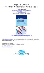 Sachverzeichnis - Narayana Verlag, Homeopathy, Natural healing