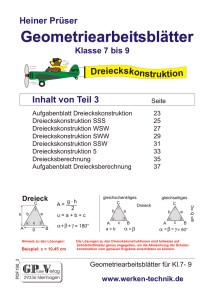 Dreiecke Arbeitsblatt - Home