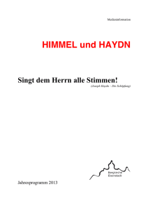 Joseph Haydn - Himmel und Haydn