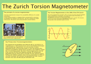 The Zurich Torsion Magnetometer