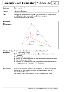 2 Geometrie am Computer Werkstattposten