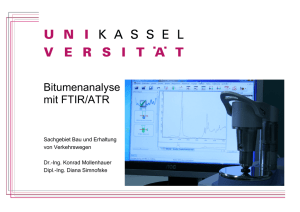 Bitumenanalyse mit FTIR/ATR