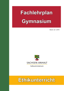 Fachlehrplan Gymnasium - Bildungsserver Sachsen