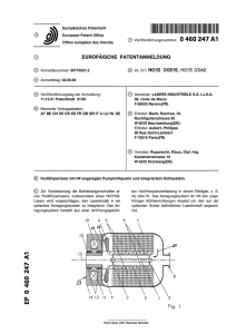 Festkörperlaser mit HF-angeregter Pumplichtquelle und integriertem