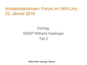 ArztassistentInnen Forum UKH Linz - 23.01.2016 - Teil2