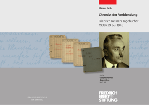 Friedrich Kellners Tagebücher 1938/39 bis 1945
