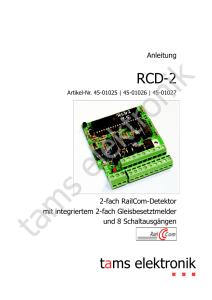 RailCom-Detektor RCD-2