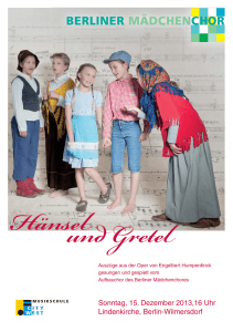 Hänsel und Gretel - Berliner Mädchenchor
