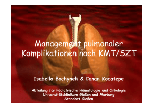 Management pulmonaler Beschwerden bei Kindern nach - KMT-AG