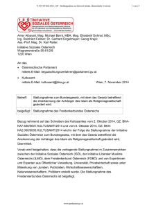 Stellungnahme zu Entwurf (elektr. übermittelte Version) / PDF, 480 KB