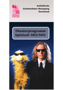 Theaterprogramm Spielzeit 2012/2013