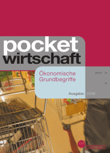 Ökonomische Grundbegriffe - Bundeszentrale für politische Bildung