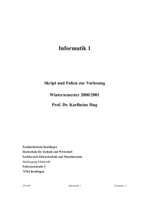 END - Karlheinz Hug Informatik