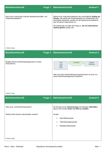 Betriebswirtschaft