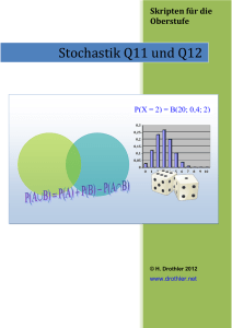 Stochastik Q11 und Q12