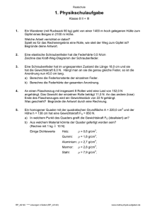 alle 1. Schulaufgaben Klasse 8 II+III  - mathe