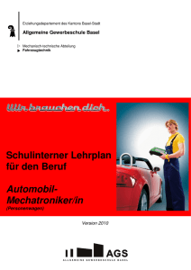 Automobil-Mechatroniker/-in 10 - Allgemeine Gewerbeschule Basel