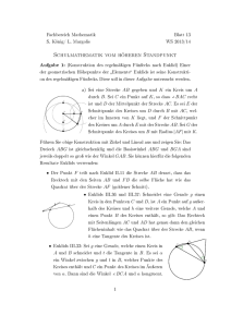 Zusatzblatt 13 - Fachbereich Mathematik