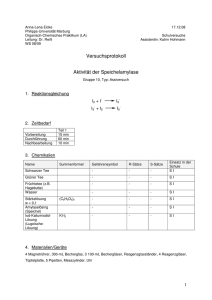 G10 V28 Aktivität der Speichelamylase