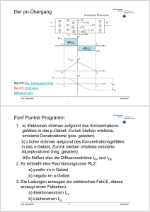 Der pn-Übergang Fünf Punkte Programm